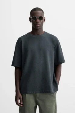 Best CAMISETA OVERSIZE FIT ESTRUCTURA Hombre Camisetas