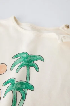 Niños ZARA 6 - 18 Meses·Camisetas<CAMISETA PALMERA