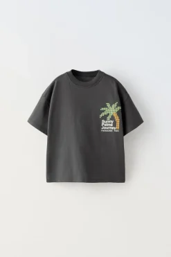 Niños ZARA 1½ - 6 Años·Camisetas|6 - 18 Meses·Camisetas<CAMISETA PALMERA
