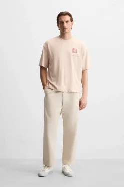 Hot CAMISETA PARCHE COMBINADO Hombre Camisetas