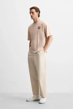 Hot CAMISETA PARCHE COMBINADO Hombre Camisetas