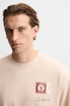 Hot CAMISETA PARCHE COMBINADO Hombre Camisetas