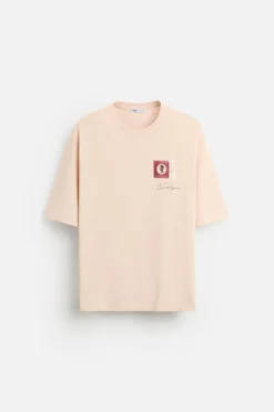 Hot CAMISETA PARCHE COMBINADO Hombre Camisetas