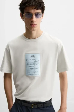 Best CAMISETA PARCHE COMBINADO Hombre Camisetas