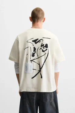 Online CAMISETA PARCHE COMBINADO Hombre Camisetas