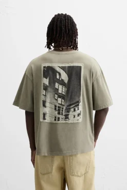 Hot CAMISETA PARCHE FOTOGRÁFICO Hombre Camisetas