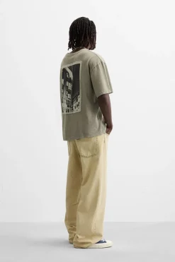 Hot CAMISETA PARCHE FOTOGRÁFICO Hombre Camisetas