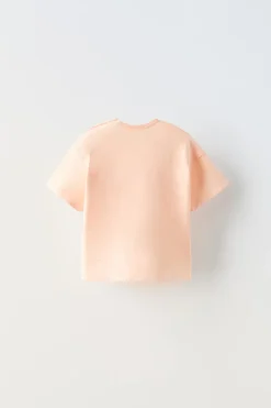 Niños ZARA 6 - 18 Meses·Camisetas<CAMISETA PARCHE MANZANA