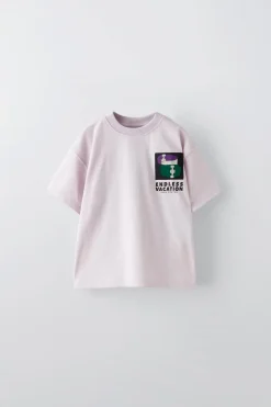 Niños ZARA 1½ - 6 Años·Camisetas|1½ - 6 Años·Camisetas<CAMISETA PARCHE SKATE