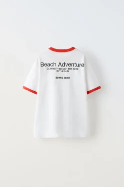 Niños ZARA 6 - 14 Años·Camisetas<CAMISETA PARCHE VIVOS