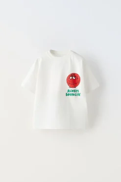 Niños ZARA 1½ - 6 Años·Camisetas|1½ - 6 Años·Camisetas<CAMISETA PELOTA BALONCESTO