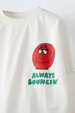 Niños ZARA 1½ - 6 Años·Camisetas|1½ - 6 Años·Camisetas<CAMISETA PELOTA BALONCESTO
