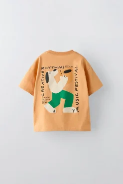 Niños ZARA 1½ - 6 Años·Camisetas|1½ - 6 Años·Camisetas<CAMISETA PERRO SAXOFÓN
