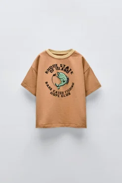 Niños ZARA 1½ - 6 Años·Camisetas|1½ - 6 Años·Camisetas<CAMISETA PEZ BORDADOS
