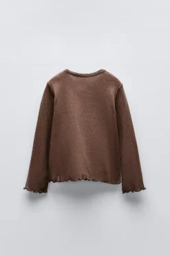 Niños ZARA 1½ - 6 Años·Camisetas|6 - 18 Meses·Camisetas<CAMISETA POINTELLE LACITO