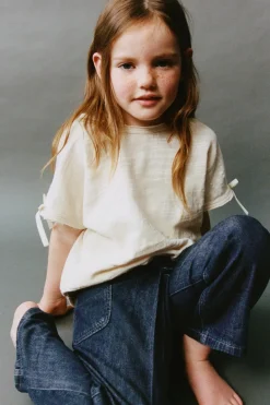 Niños ZARA 1½ - 6 Años·Camisetas|6 - 18 Meses·Camisetas<CAMISETA POINTELLE NUDO