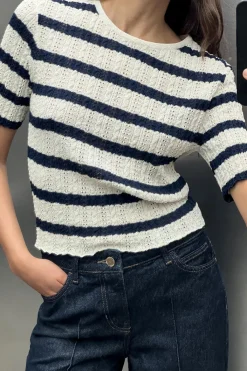 Discount CAMISETA POINTELLE PUNTO CORTADO Mujer Tops / Bodies