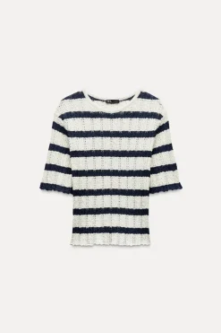 Discount CAMISETA POINTELLE PUNTO CORTADO Mujer Tops / Bodies