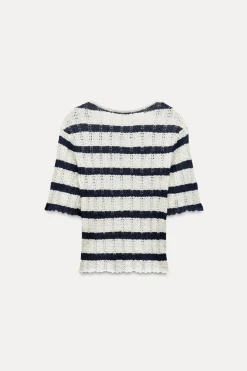 Discount CAMISETA POINTELLE PUNTO CORTADO Mujer Tops / Bodies