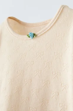 Niños ZARA 1½ - 6 Años·Camisetas|6 - 18 Meses·Camisetas<CAMISETA POINTELLE ROSA