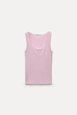 Outlet CAMISETA POLIAMIDA TIRANTE ANCHO Mujer Tops / Bodies|Camisetas