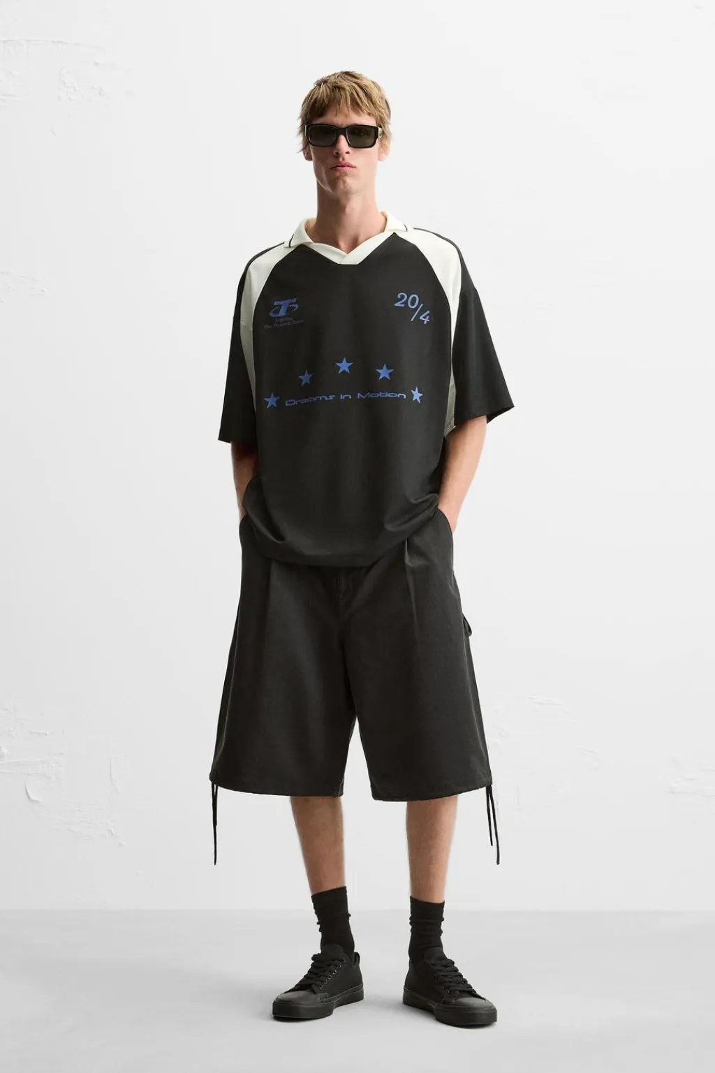 Online CAMISETA POLO COLOR BLOCK TEXTOS Hombre Camisetas|Polos