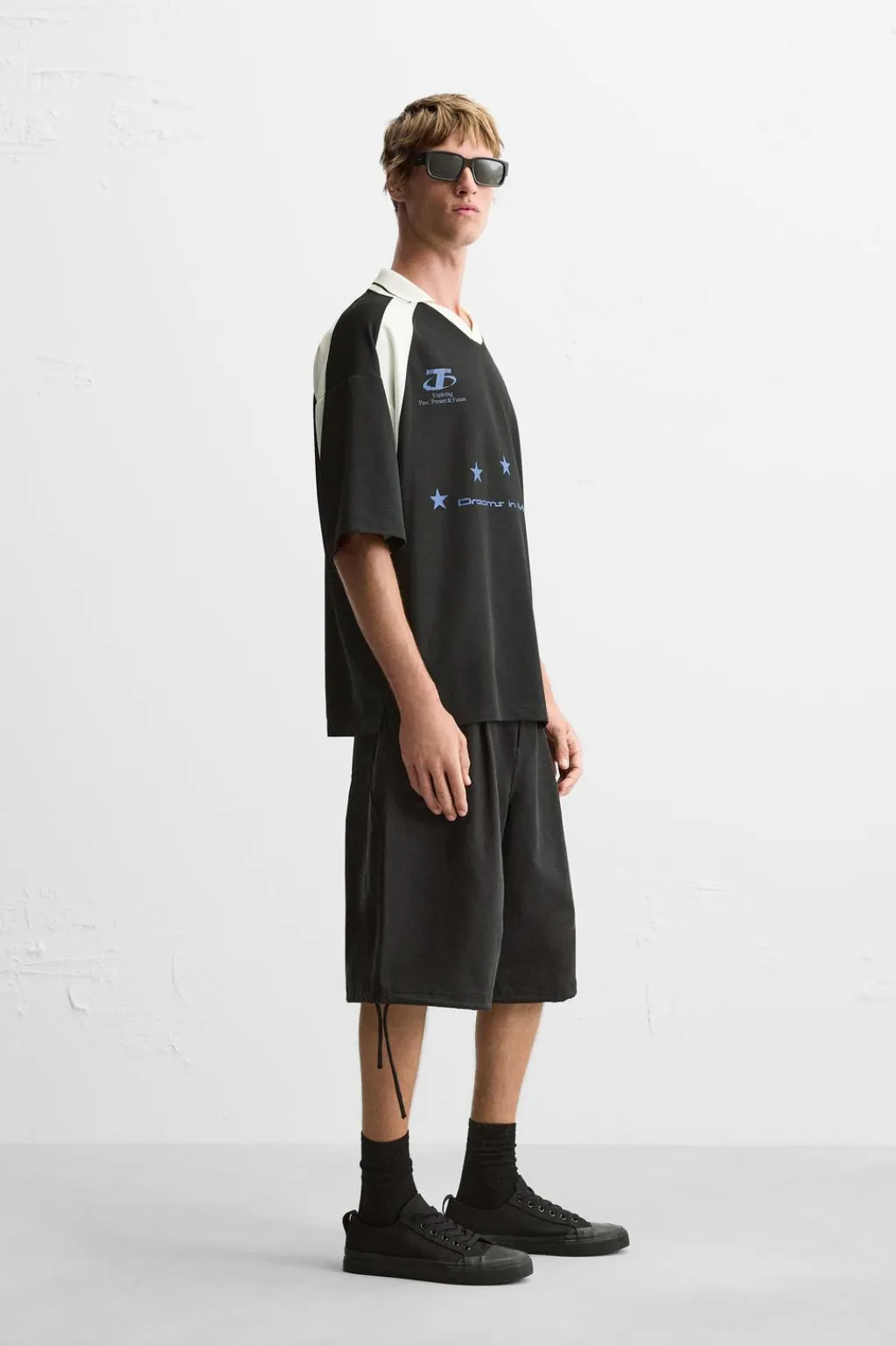 Online CAMISETA POLO COLOR BLOCK TEXTOS Hombre Camisetas|Polos