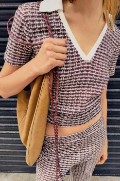 Fashion CAMISETA POLO JACQUARD Mujer Tops / Bodies