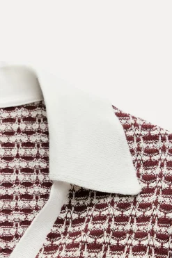 Fashion CAMISETA POLO JACQUARD Mujer Tops / Bodies