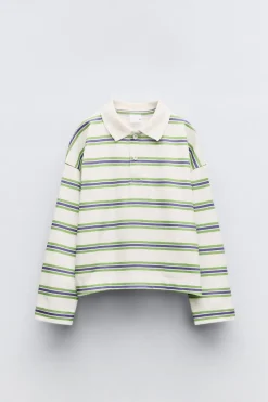 Niños ZARA 6 - 14 Años·Camisetas|6 - 14 Años·Camisetas<CAMISETA POLO RAYAS