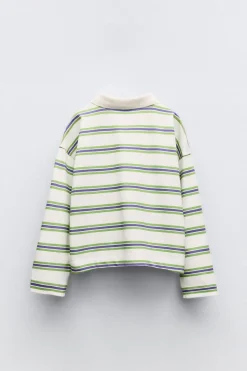 Niños ZARA 6 - 14 Años·Camisetas|6 - 14 Años·Camisetas<CAMISETA POLO RAYAS