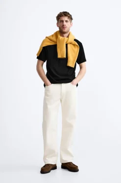 Clearance CAMISETA PUNTO ALGODÓN Hombre Jerséis / Chaquetas|Camisetas