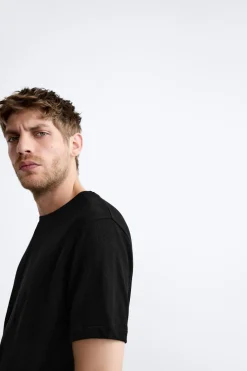 Clearance CAMISETA PUNTO ALGODÓN Hombre Jerséis / Chaquetas|Camisetas