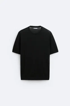 Clearance CAMISETA PUNTO ALGODÓN - SEDA Hombre Jerséis / Chaquetas|Camisetas