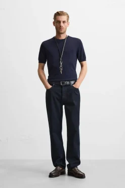 New CAMISETA PUNTO ALGODÓN - SEDA Hombre Camisetas