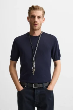 New CAMISETA PUNTO ALGODÓN - SEDA Hombre Camisetas