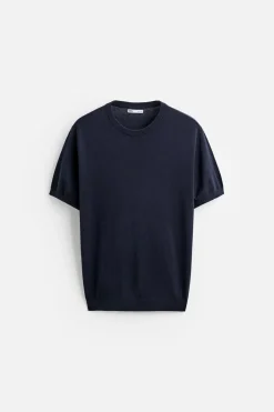 New CAMISETA PUNTO ALGODÓN - SEDA Hombre Camisetas