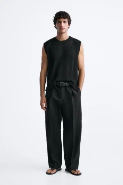 New CAMISETA PUNTO CALADOS Hombre Jerséis / Chaquetas|Camisetas