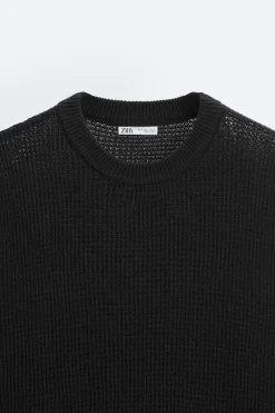 New CAMISETA PUNTO CALADOS Hombre Jerséis / Chaquetas|Camisetas