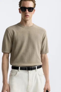 Best CAMISETA PUNTO CANALÉ Hombre Jerséis / Chaquetas