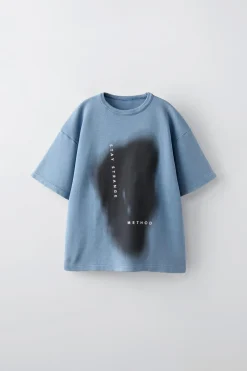 Niños ZARA 6 - 14 Años·Camisetas<CAMISETA PUNTO ESTAMPADO