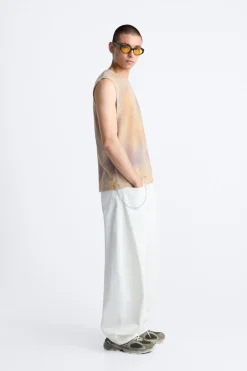 Sale CAMISETA PUNTO ESTAMPADO DEGRADADO Hombre Jerséis / Chaquetas|Camisetas