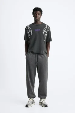 Discount CAMISETA PUNTO ESTAMPADO RELIEVE Hombre Jerséis / Chaquetas|Camisetas