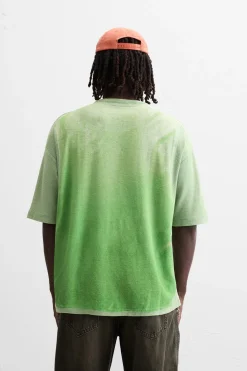 Hot CAMISETA PUNTO ESTAMPADO CAMISETA Hombre Jerséis / Chaquetas|Camisetas