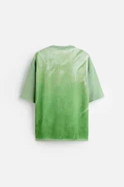 Hot CAMISETA PUNTO ESTAMPADO CAMISETA Hombre Jerséis / Chaquetas|Camisetas