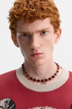 New CAMISETA PUNTO JACQUARD CARA X HARRY LAMBERT Hombre Jerséis / Chaquetas|Camisetas