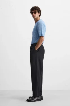 Sale CAMISETA PUNTO JACQUARD IRREGULAR Hombre Jerséis / Chaquetas|Camisetas