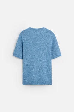 Sale CAMISETA PUNTO JACQUARD IRREGULAR Hombre Jerséis / Chaquetas|Camisetas