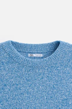 Sale CAMISETA PUNTO JACQUARD IRREGULAR Hombre Jerséis / Chaquetas|Camisetas