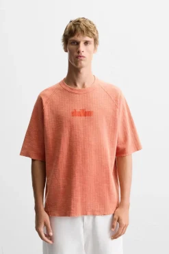 New CAMISETA PUNTO LAVADO Hombre Jerséis / Chaquetas|Camisetas